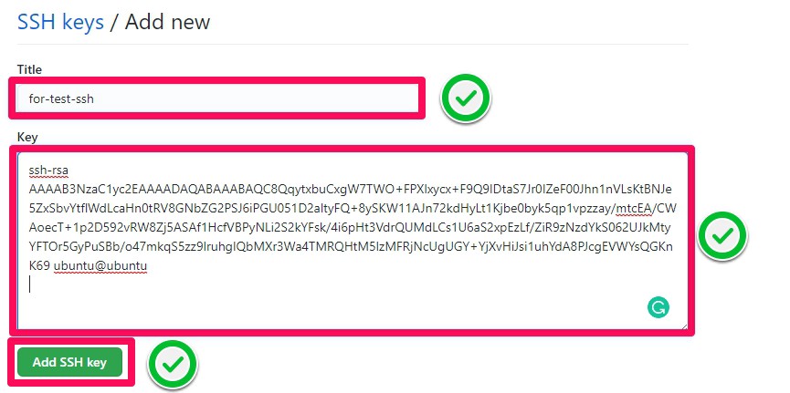 creating ssh keys step 4, giving descriptive name to key