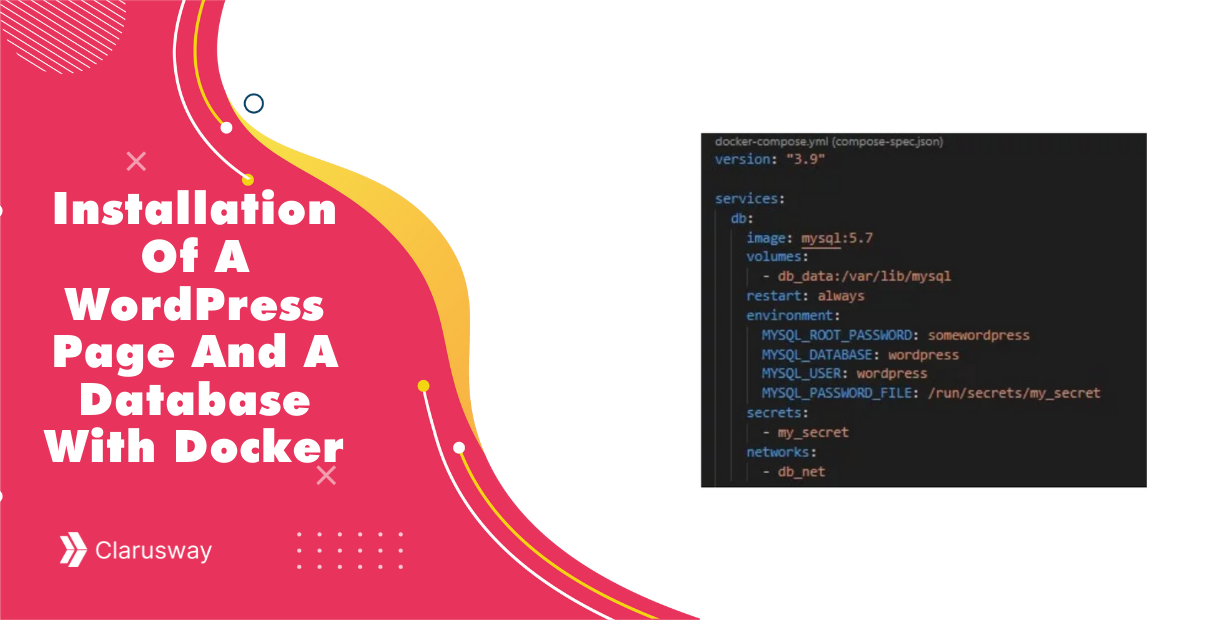 nstallation Of A WordPress Page And A Database With Docker-Compose Using Secrets