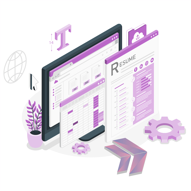 structure of resume